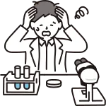 Researcher Holding His Head Male SVG Icon